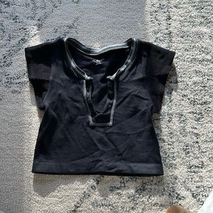 Urban Outfitters Black Out From Under Top